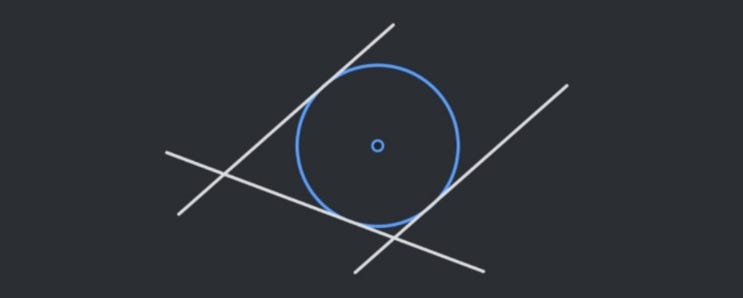  [7.8] 유클리디아 (Euclidea) 세 직선에 접하는 원 공략