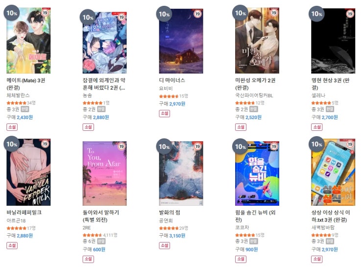 로설 & BL소설 신간) 22년 05월 01~02일 관심작 로설 & BL소설 신간) 22년 05월 01~02일 관심작