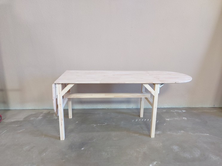가정용 원목 접이식 테이블, 접이식 식탁 제작하기 | 부산 김해 양산 BBWW