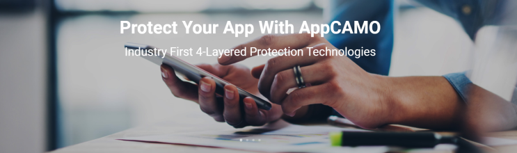 앱캐모(AppCAMO), 가장 강력한 앱 보안 기술인 앱의 소스코드 전체를 암호화하는 '코드 암호화' 기술 제공