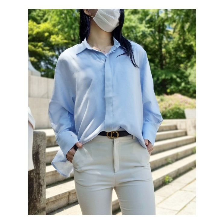 난닝구 하늘색 블라우스 (로크엔셔츠)가격 좋아 예쁜 코디완성! 난닝구 하늘색 블라우스 (로크엔셔츠)가격 좋아 예쁜 코디완성!