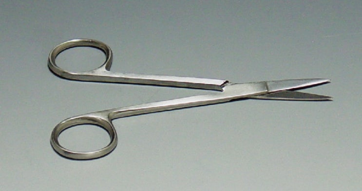  미세가위 Iris Scissors 11cm Straight HC.13-530