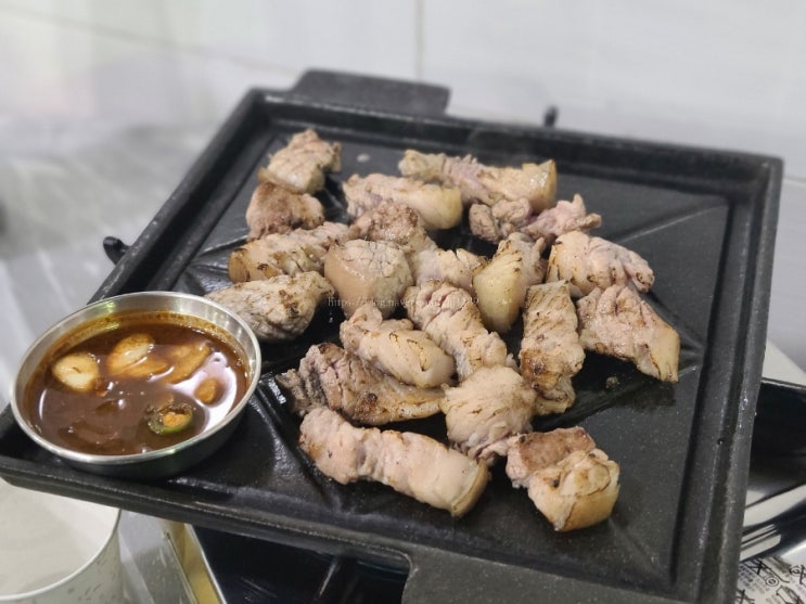  진수성찬이던 동인천 맛집 삼겹살