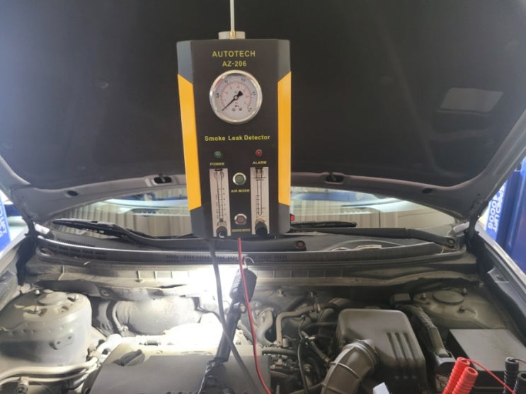  아반떼HD 엔진경고등/p0442/증발가스소량누설<대전미주카센터>