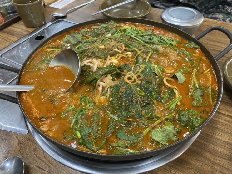  군산 맛집 - 양평해장국 구암앤드오션점에서 곱창전골 뚝딱 한그릇 하기