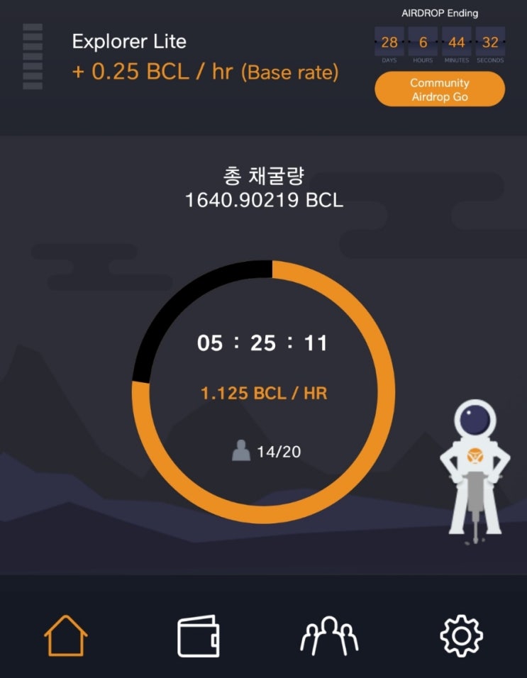  비트코인레전드 시세 채굴 한달 성과 / 하루 수익 2천원 / 5월 MEXC 상장