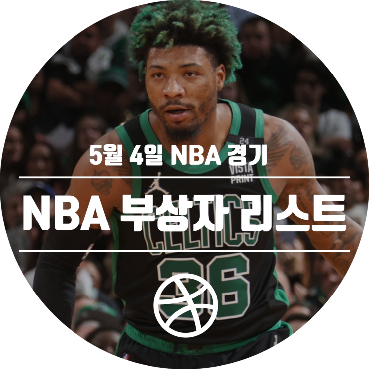  [2020-21 시즌] 22년 5월 4일 NBA 부상자 리스트
