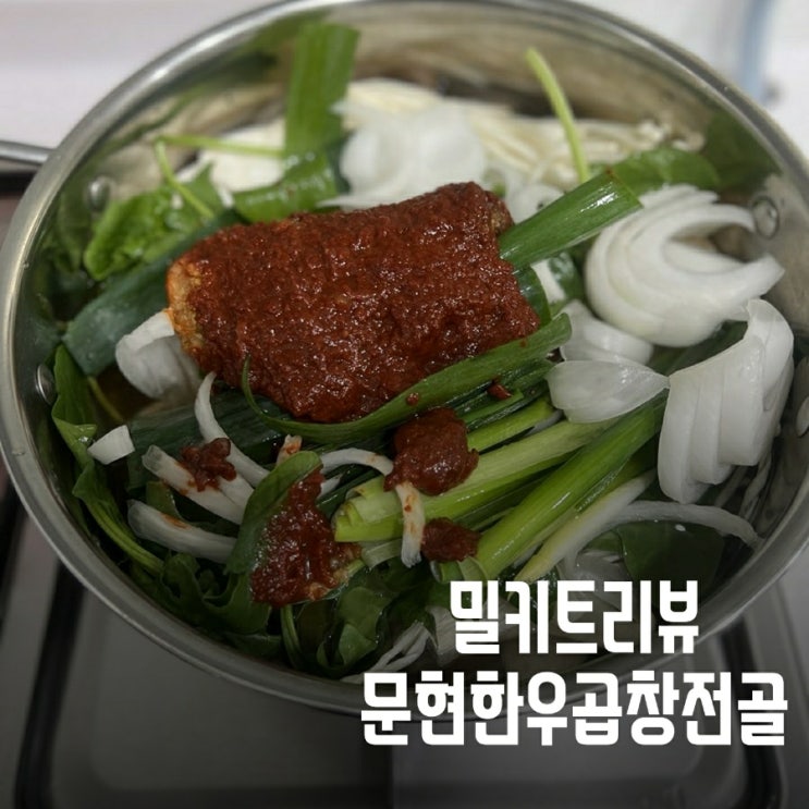  문현한우곱창전골 밀키트 곱창러버 추천 캠핑요리 소주안주