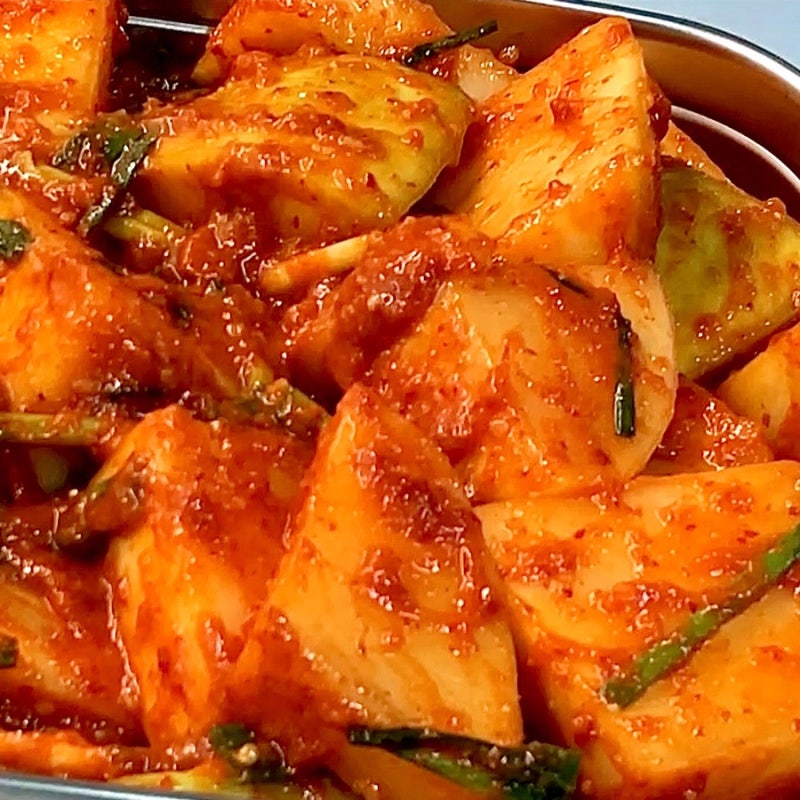 무 5kg 설렁탕 깍두기 담그기 석박지 황금레시피 김치 만드는법 오래먹는 반찬 만들기