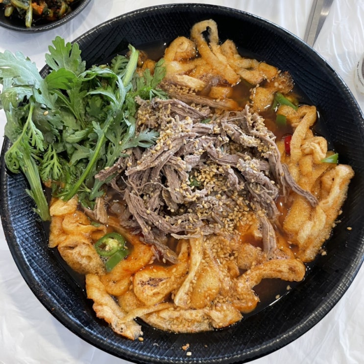  강릉 반려견동반식당 강문해변 맛집,메밀골동해막국수 반려견동반식당