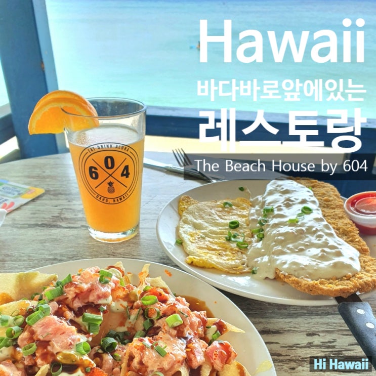  하와이비치 맛집에서 거북이를 만났어요_ The Beach House by 604