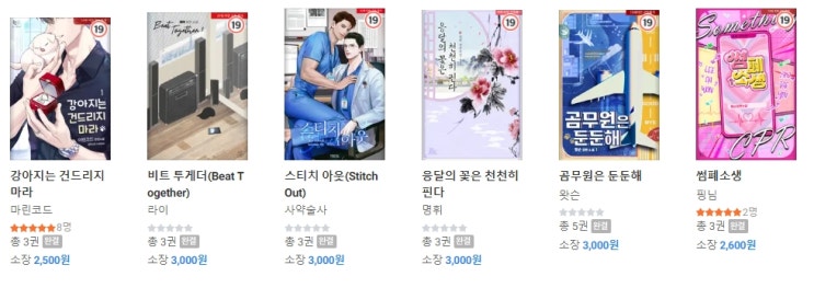 로설 & BL소설 신간) 22년 05월 04일 관심작 로설 & BL소설 신간) 22년 05월 04일 관심작