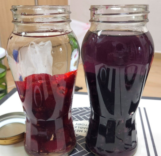  담금주 만들기, 블루베리&산딸기 무설탕!!