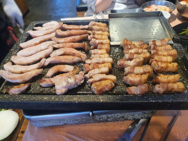  [내돈내산]안산 고잔동 삼겹살,항정살, 김치말이국수 맛집/ 하남돼지집