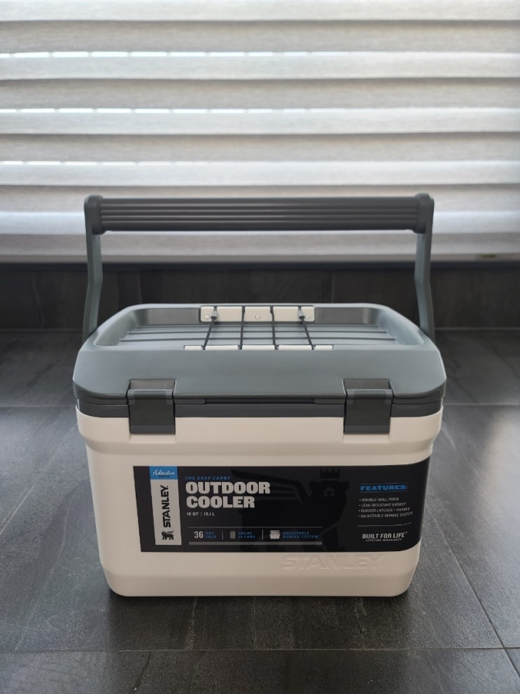  차박 캠핑 아이스박스 / 스탠리 15.1리터 어드벤처 쿨러 구입 사용후기.