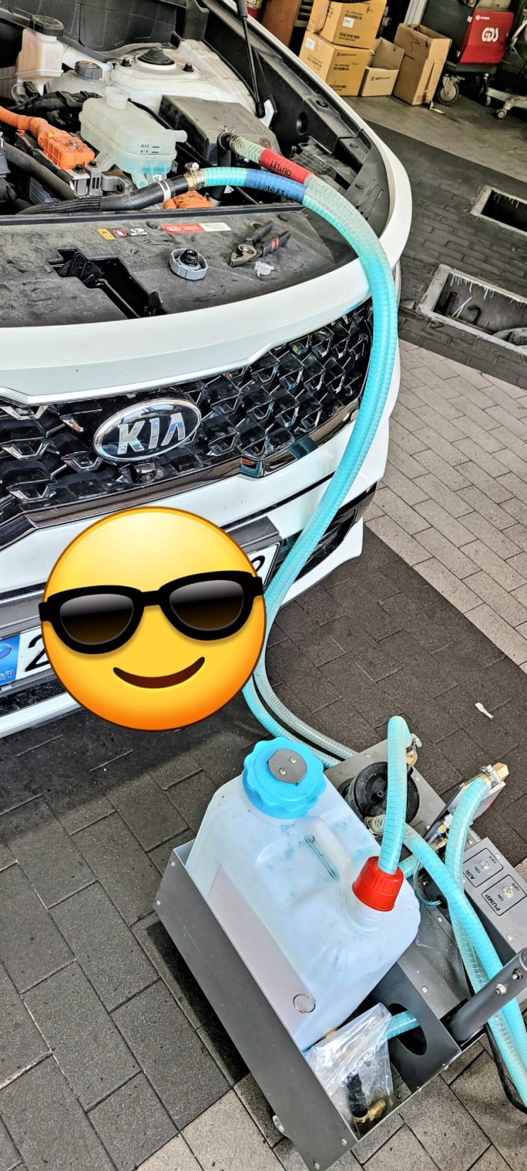  쏘렌토 하이브리드 무상수리 완료