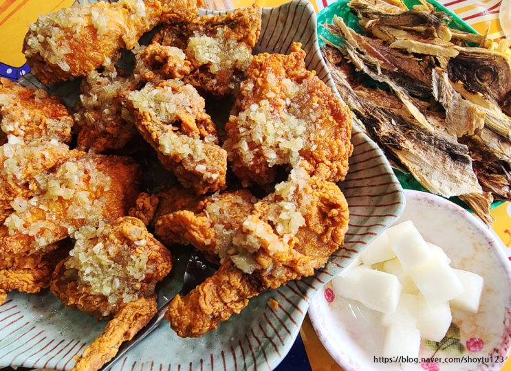 [수원광교맛집] 만선호프을지로직영점(광교직영점) 마늘치킨+닭똥집볶음+황태 꿀조합메뉴 강추!