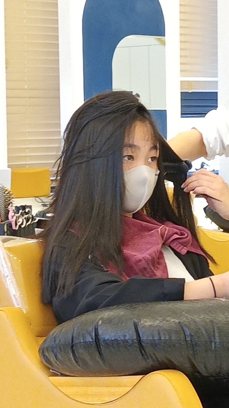  김포 구래동 미용실 블루밍데이 매직 파마 커트 시술기