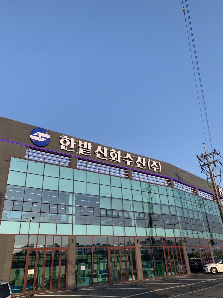  신화수산횟집 각종 회와 해산물이 풍부한 회전문점
