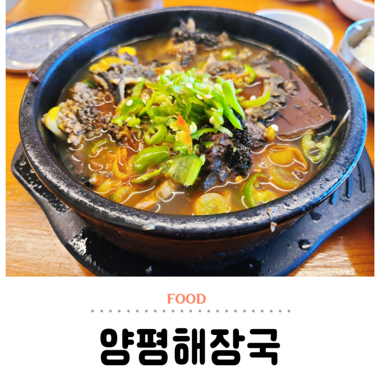  양평해장국 선지 듬뿍넣은 얼큰한 곳 발견!