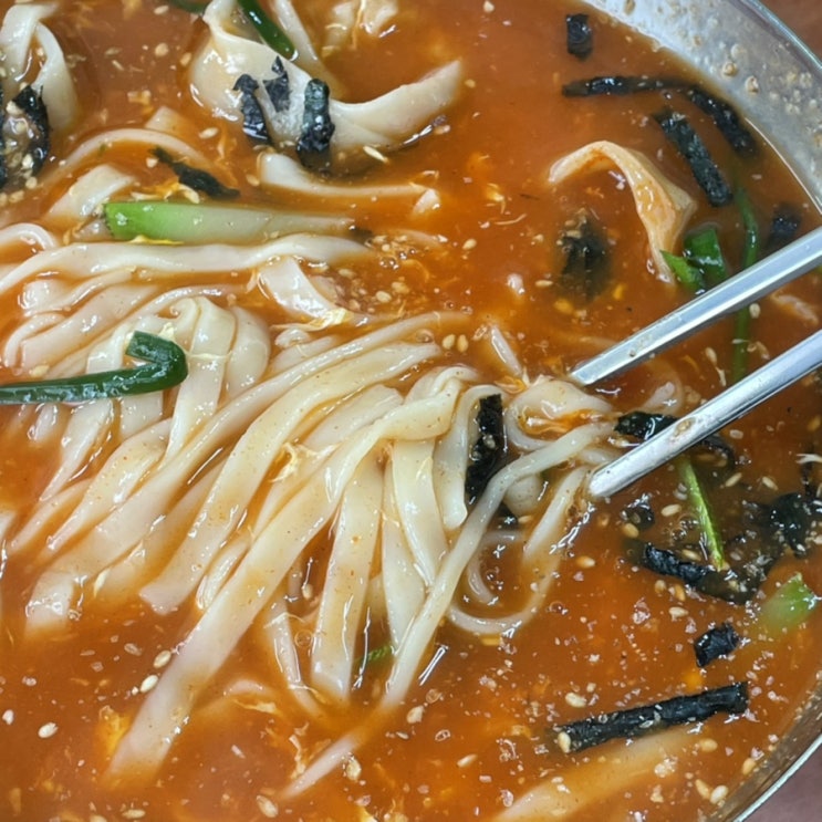  [동해] 장칼국수, 아침부터 여는 묵호항 맛집 | 오뚜기칼국수