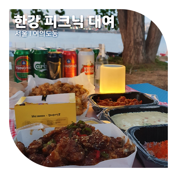  여의도 한강공원 돗자리, 텐트 대여 (ft.여의나루역)