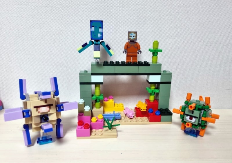 아홀로틀(우파루파) 레고 21180 마인크래프트 가디언전투 어린이날 형 선물 고마워 : 네이버 블로그