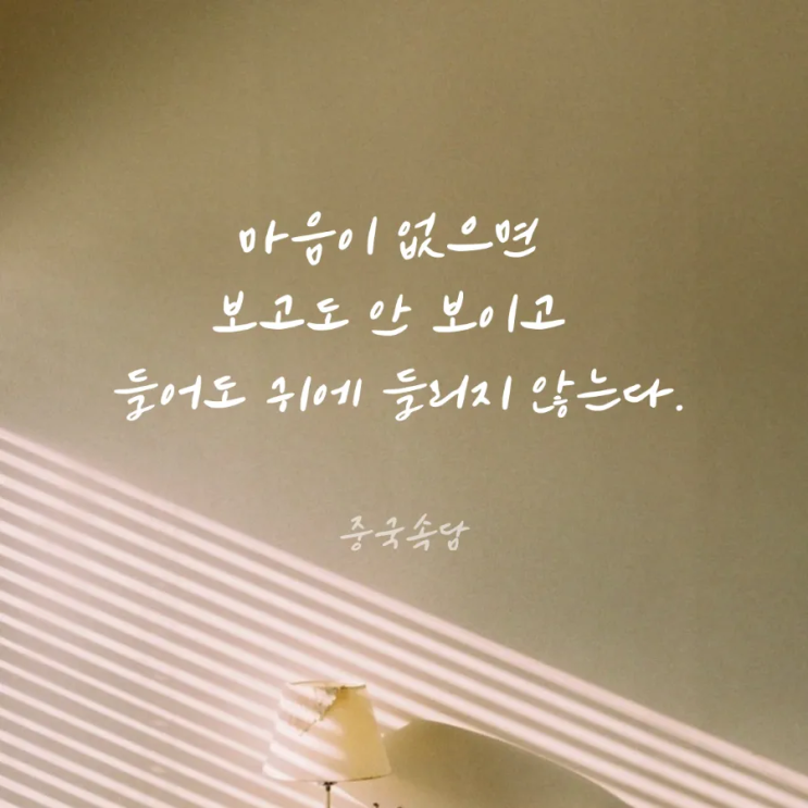  마음명언(중국속담, 윌리엄 제임스)