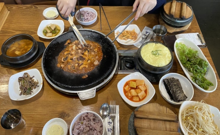 [울산]울산 달동 점심특선 가성비 맛집/9천원으로 즐기는 돌솥밥+쭈꾸미 맛집! 달동쭈꾸미!
