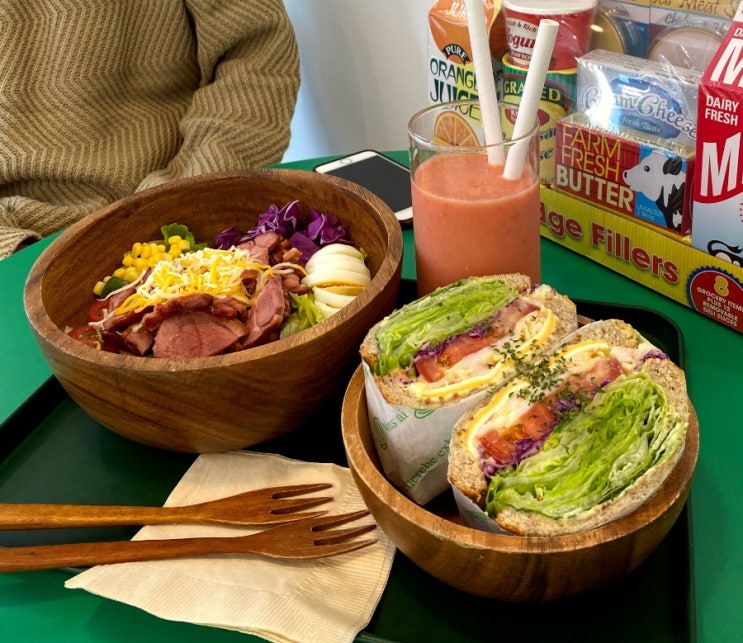  울산맛집, 샐러드맛집 야음동  "오엔이샌드"