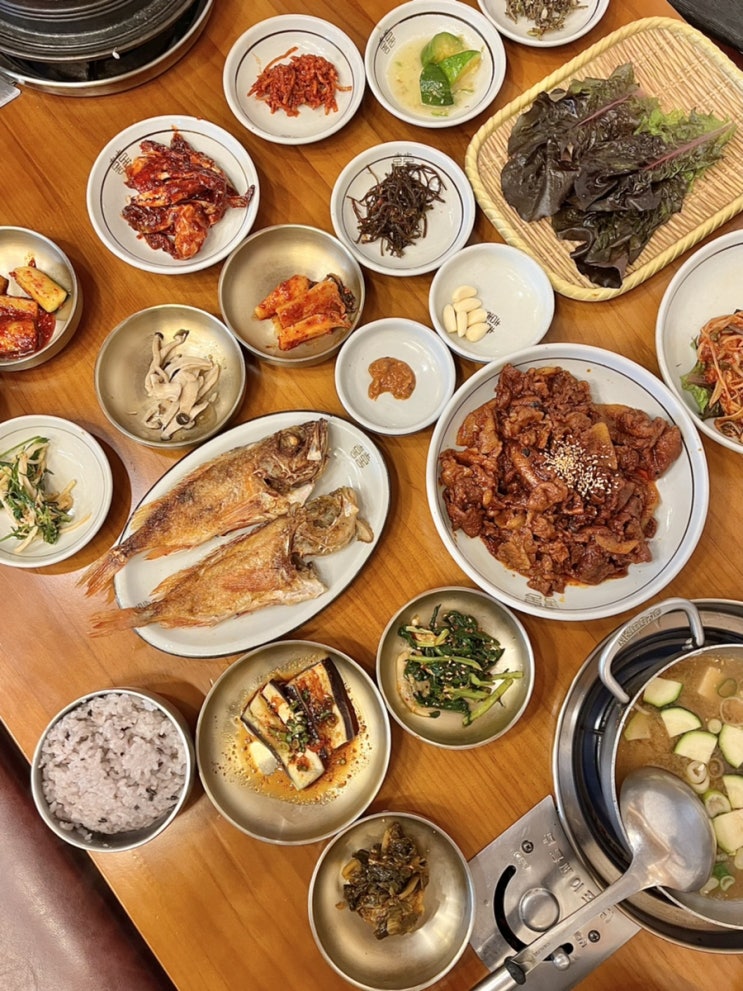 부산 기장 풍원장 시골밥상 하나하나 맛있어
