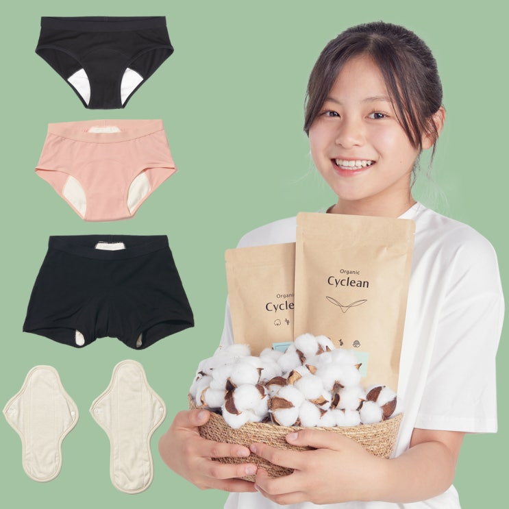  두 딸아이의 생리팬티 사용 리뷰