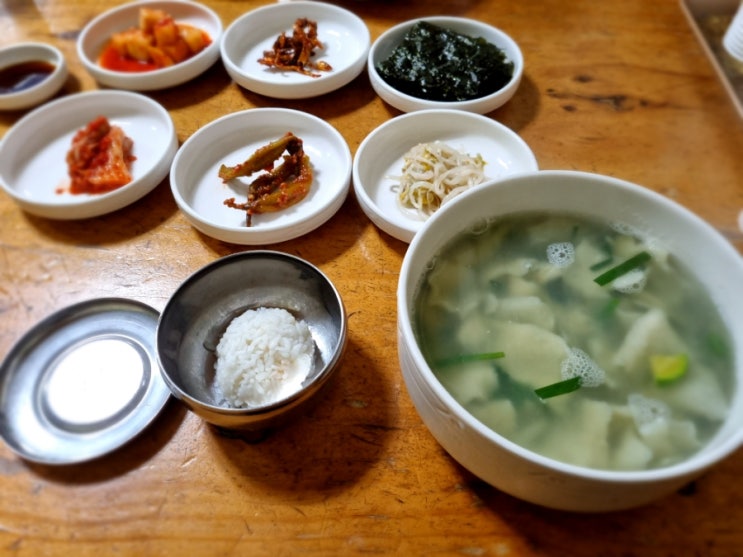  구례 맛집: 다슬기 수제비 맛집 구례 '섬진강 다슬기 식당'