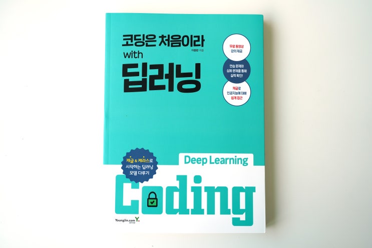  코딩은 처음이라 with 딥러닝 / 머신러닝 프로그래밍 입문책