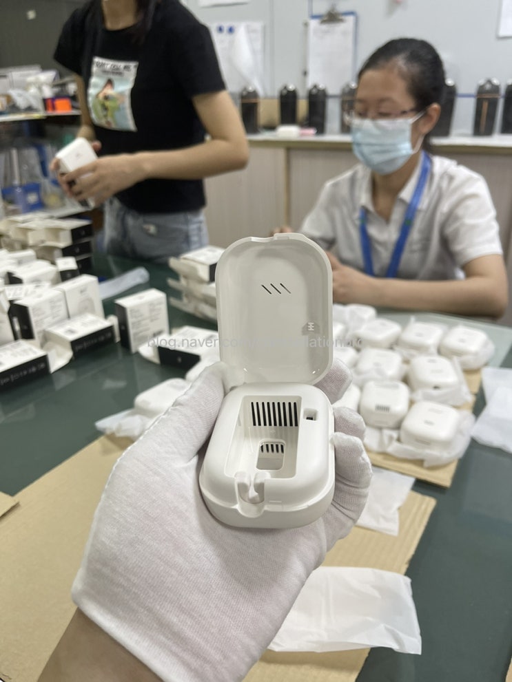 칫솔 UV살균 건조기 제품 검수 및 중국공장 방문