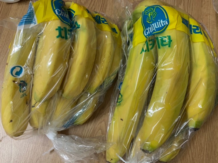 고당도 바나나 추천! 스타벅스 바나나 "치키타바나나" 당도가 높아서 매일같이 까먹게 되는 바나나