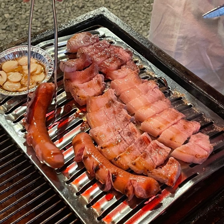[의왕] 야외에서 즐기는 정육식당 '산앤들' 후기