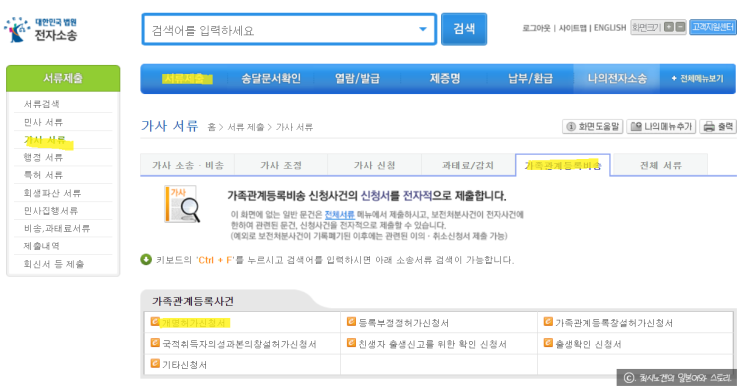  최신 온라인 셀프 개명 방법 / 소요 기간 / 서류 / 양식