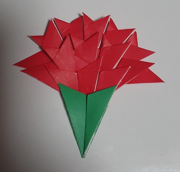  쉬운 카네이션 종이접기