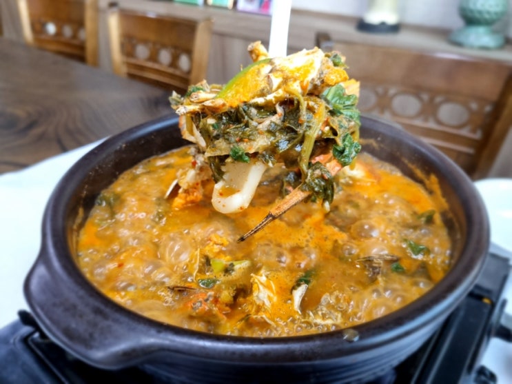  하동 맛집 : 추어탕과 꽃게탕의 그 어딘가에 있는 참게탕 맛집 '팔도강산식당'