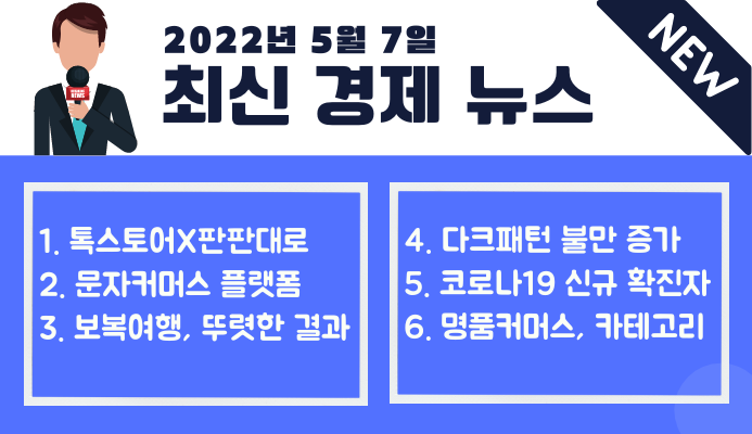  [5월 7일] 최신 경제 뉴스 모음