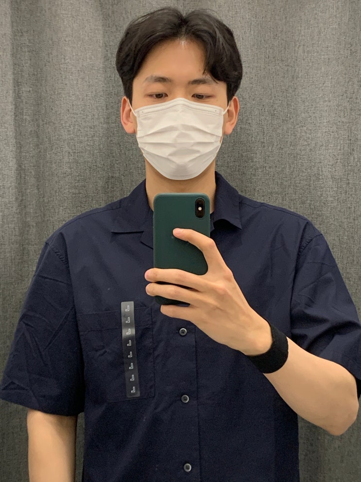남자 오픈칼라 셔츠 ::유니클로x띠어리로 맞추자