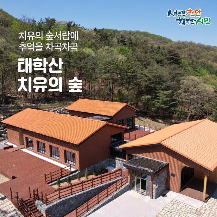 천안 가볼만한곳 치유의 숲서랍에 추억을 차곡차곡 태학산 치유의숲 | 천안시청페이스북