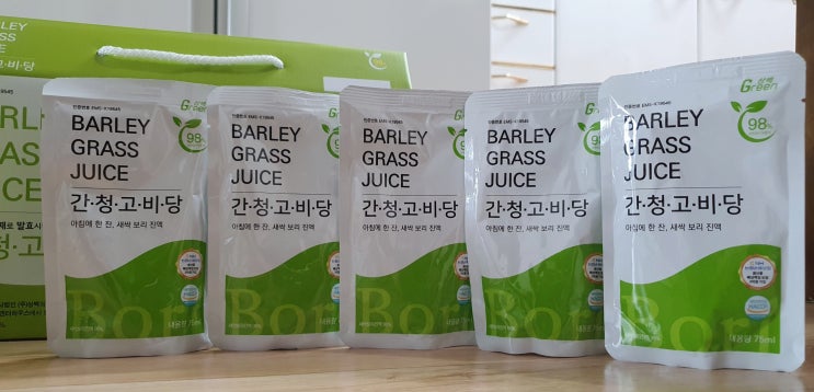  고혈압에 좋은 새싹보리 간청고비당 피를 맑게 하는 음식