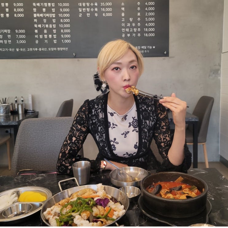  원주 기업도시 맛집 뚝배기짬뽕 중국집
