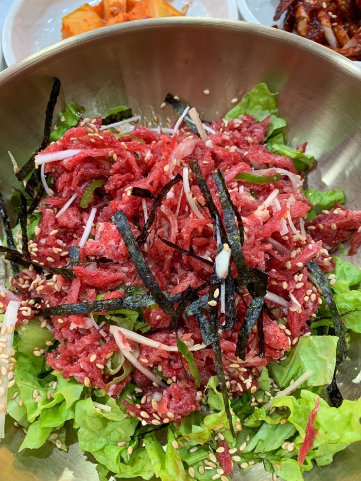 대구 앞산육회비빔밥, 대명동맛집 추천!