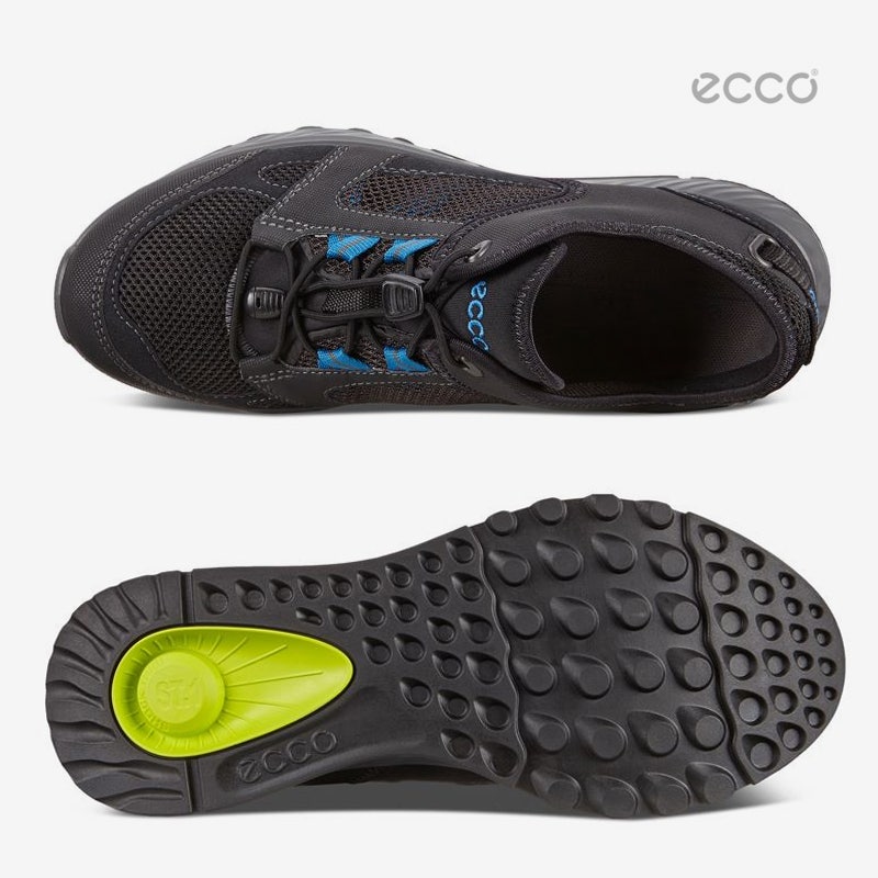 에코 EXOSRIDE 경량 메쉬 컴바인 스니커즈 BK