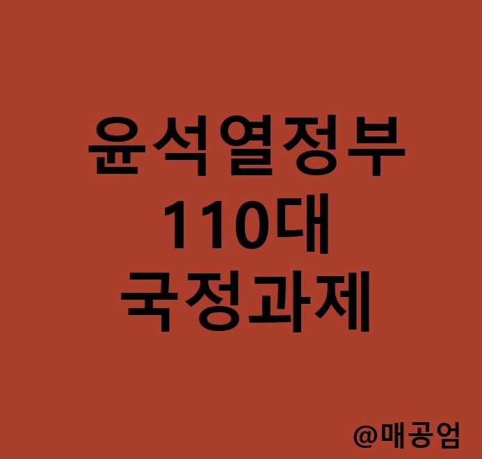  윤석열정부 110대 국정과제 발표