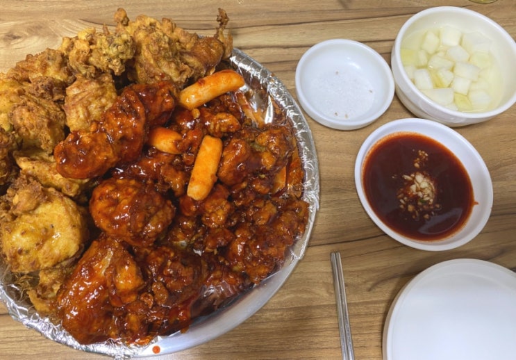 [울산]울산 치킨 맛집/울산 중구 여행 가기 좋은 성남동 치킨 맛집! 이모닭집!