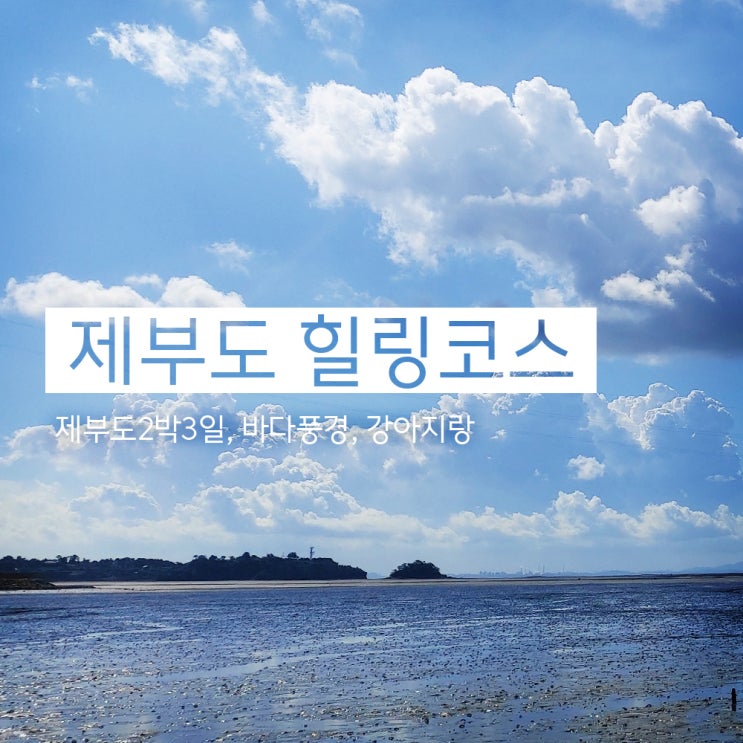 가족들과 힐링하고 싶을 때는(제부도)